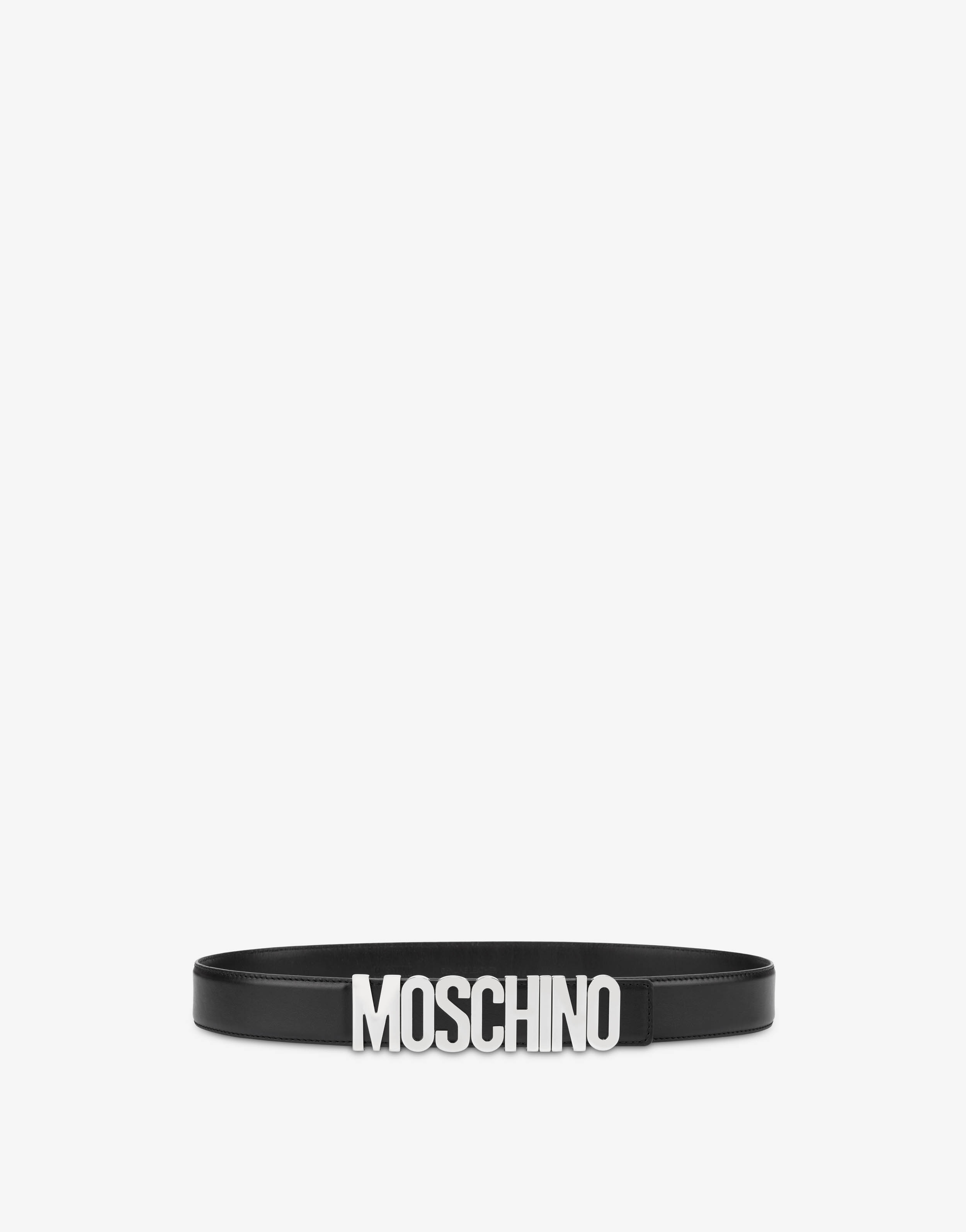 Shop Moschino Plain Logo Bras by フォーリーフ