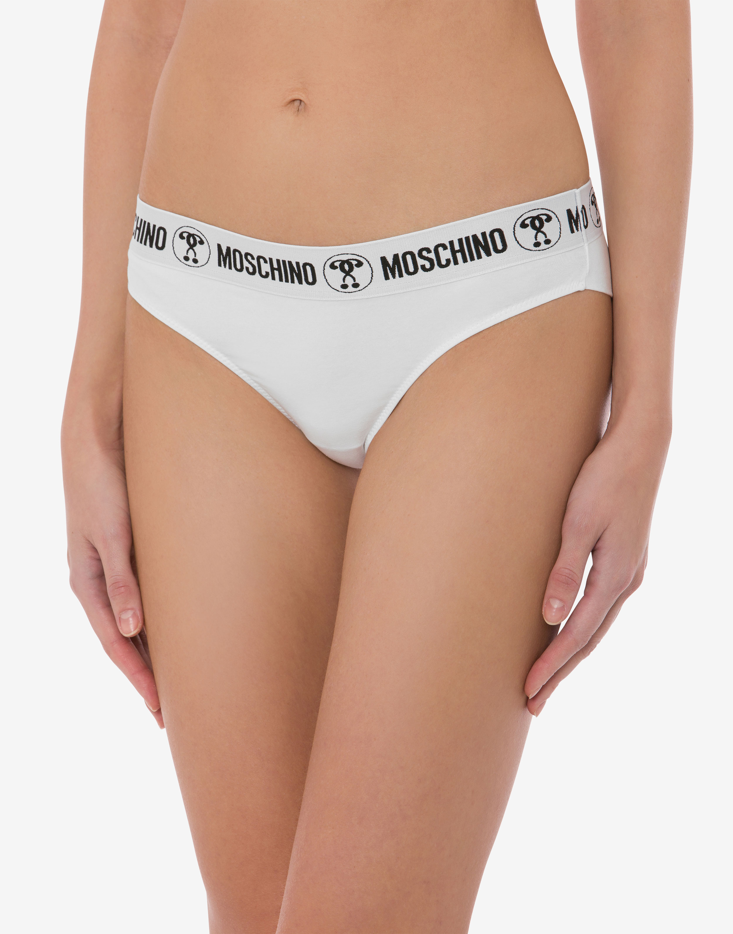 Moschino Underwear THONG - Thong - fantasy white/white 
