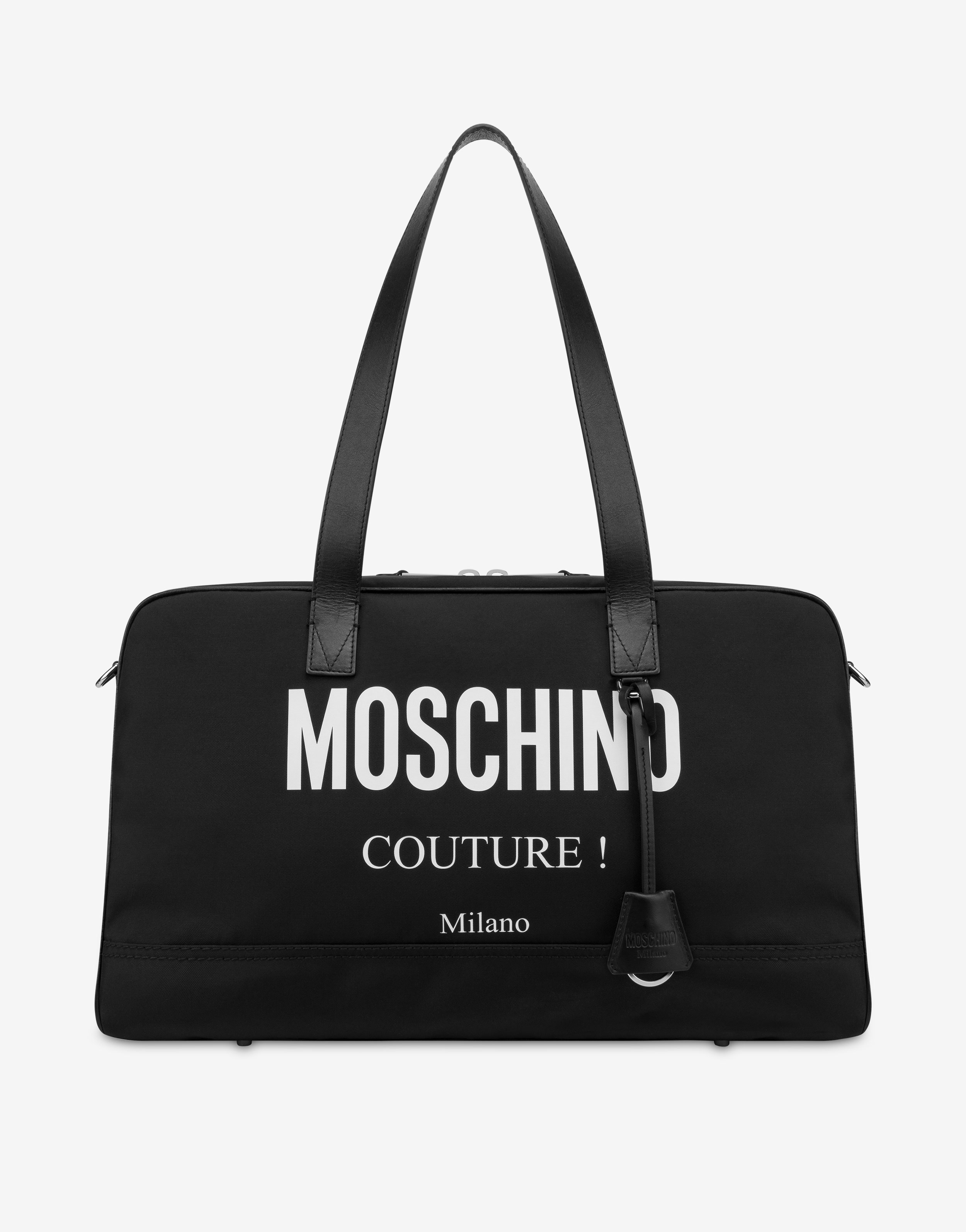 LOVE MOSCHINO SHOULDER BAG HEARTS CHAIN IN BLACK