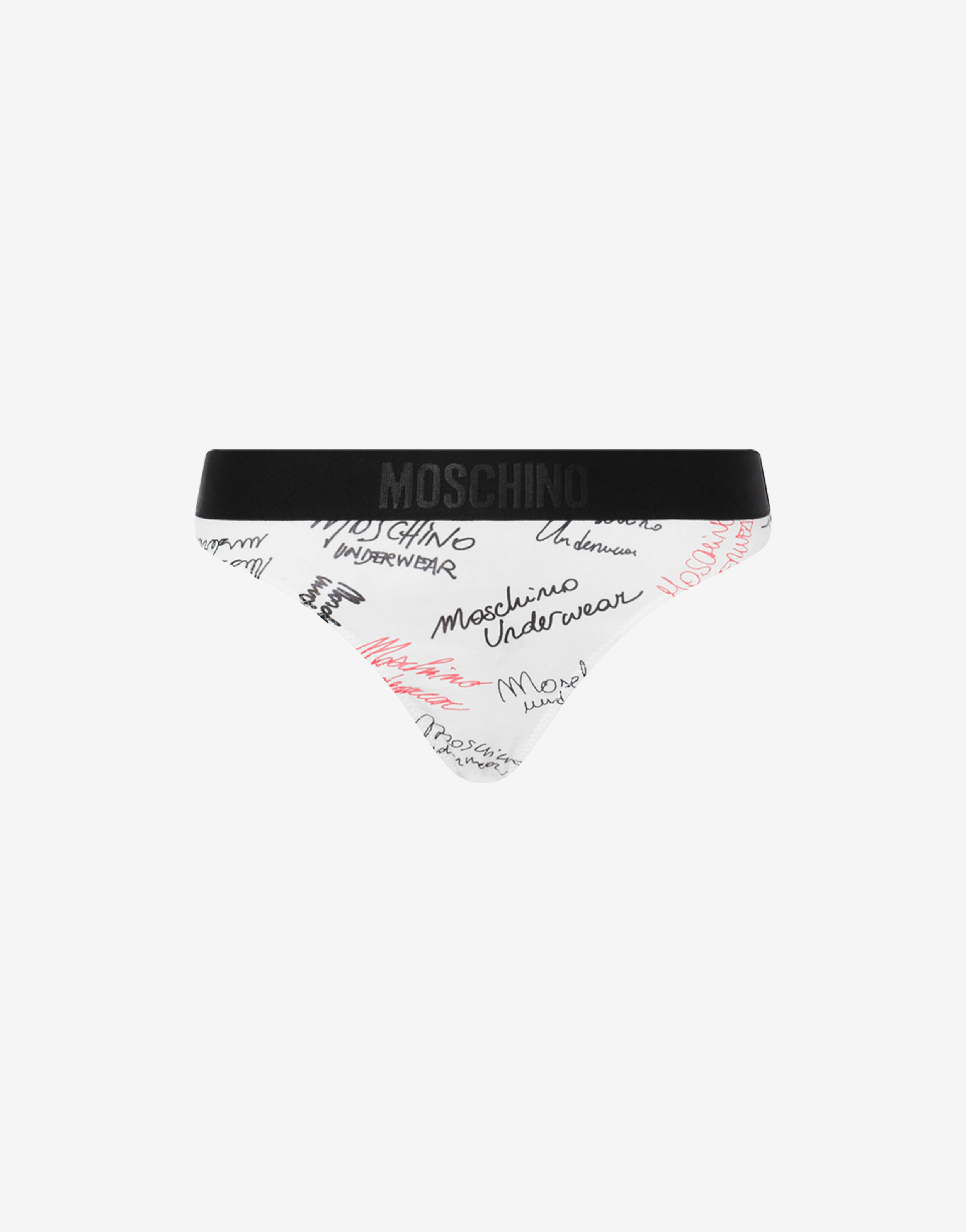 Allover Signature stretch jersey thong