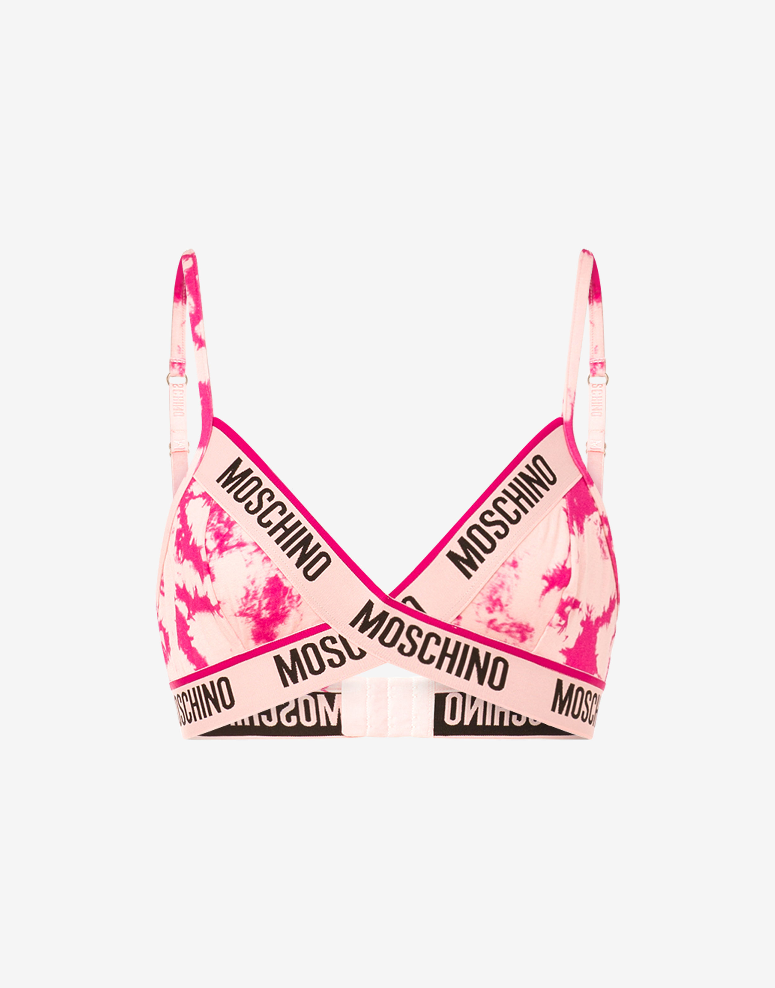 Tie Dye triangle bra  Moschino Official Store