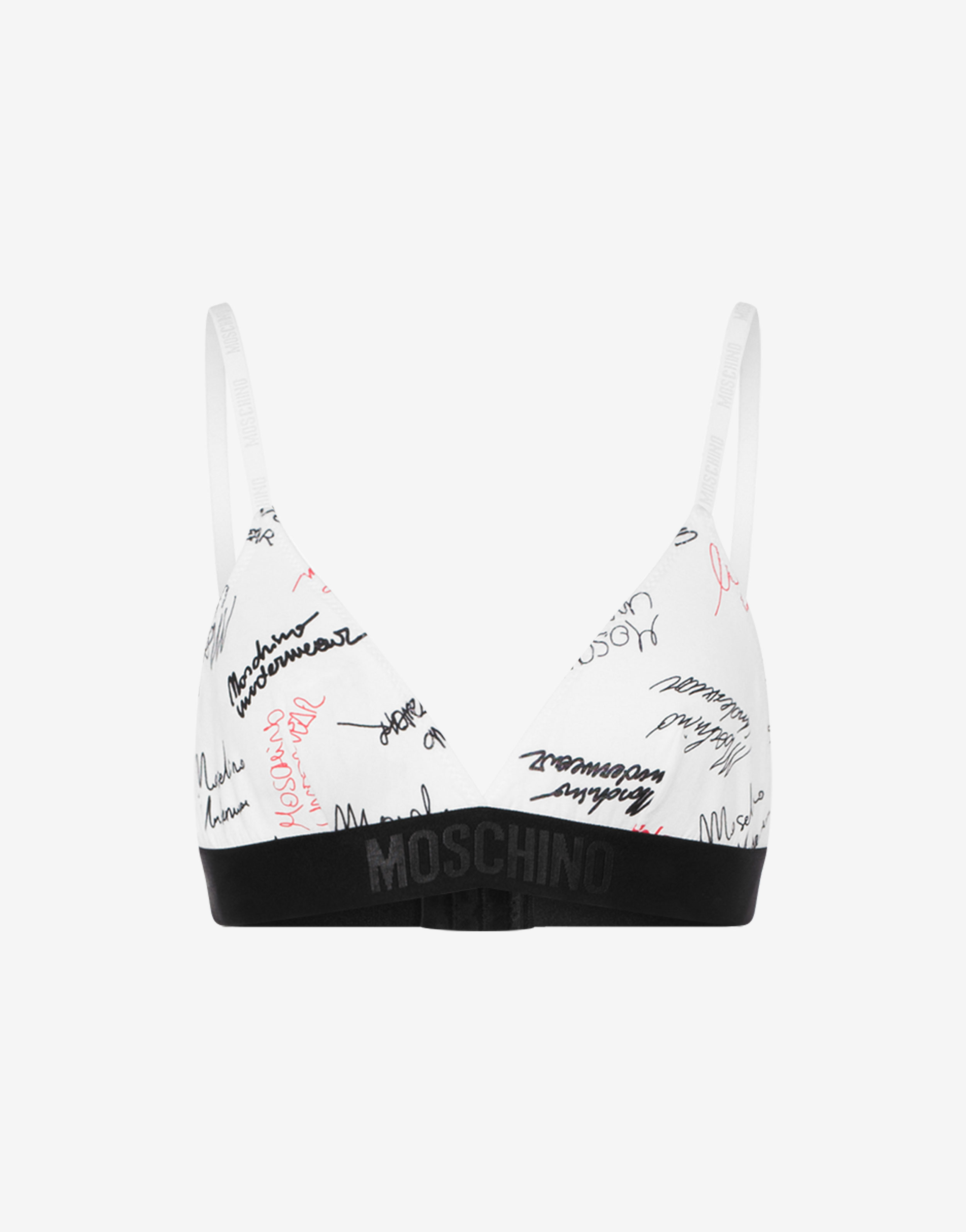 Bra with logo  Moschino Official Store