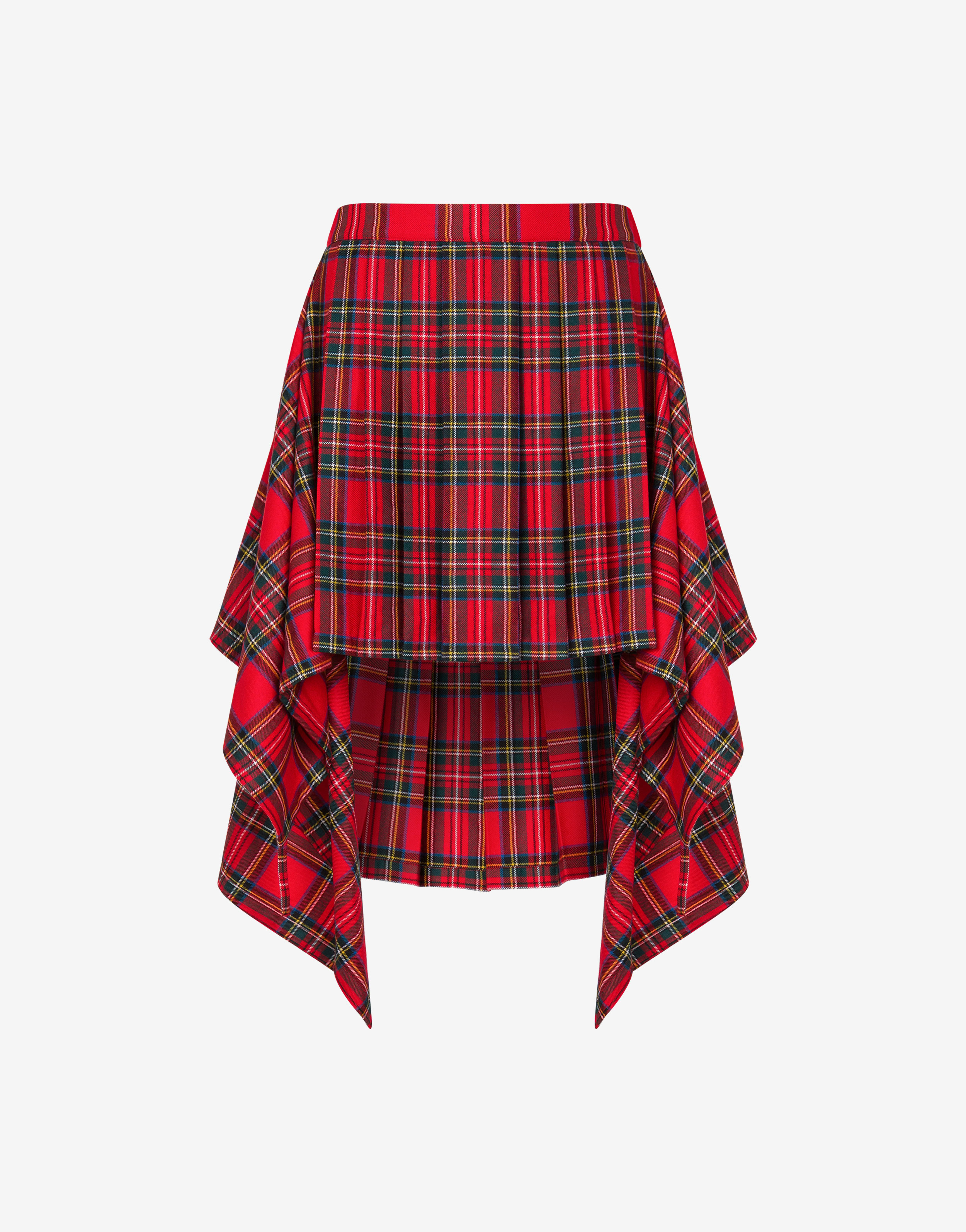タータンチェック ウール スカート | Moschino Official Store