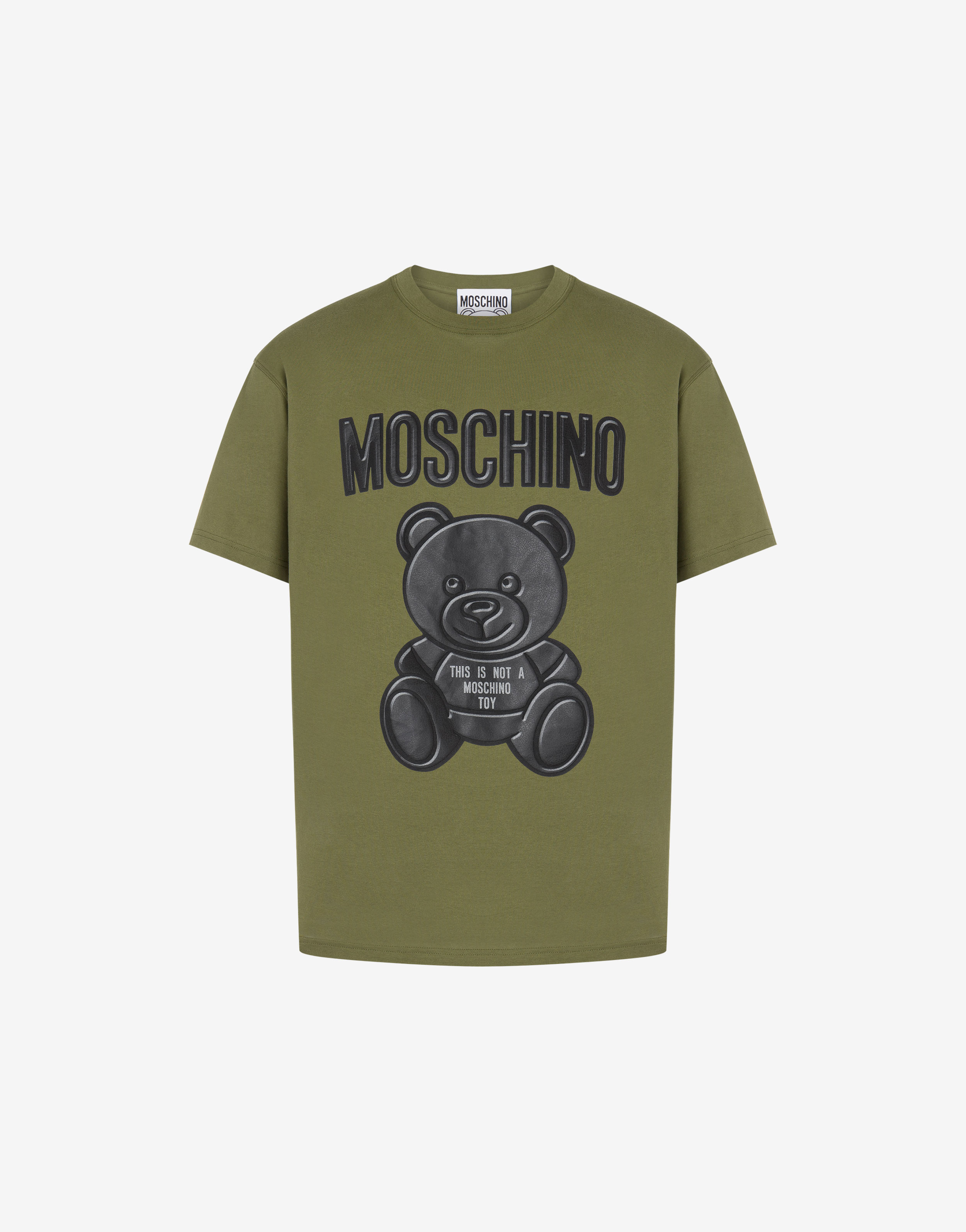 Moschino Unisex All-Over Logo Moccasins
