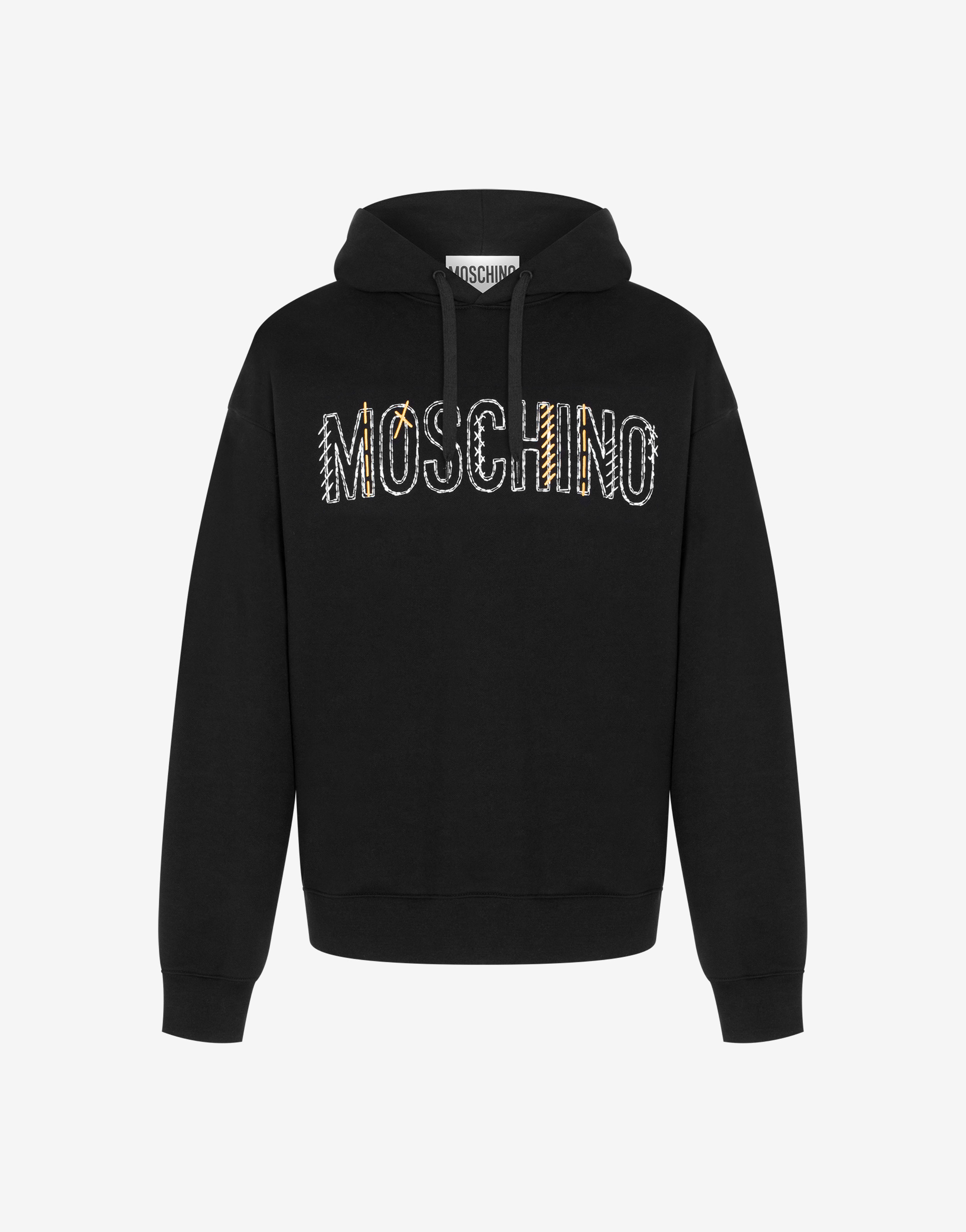 Accent textured teddy sweatshirt, Moschino, Shop Men's Designer Moschino  Online in Canada
