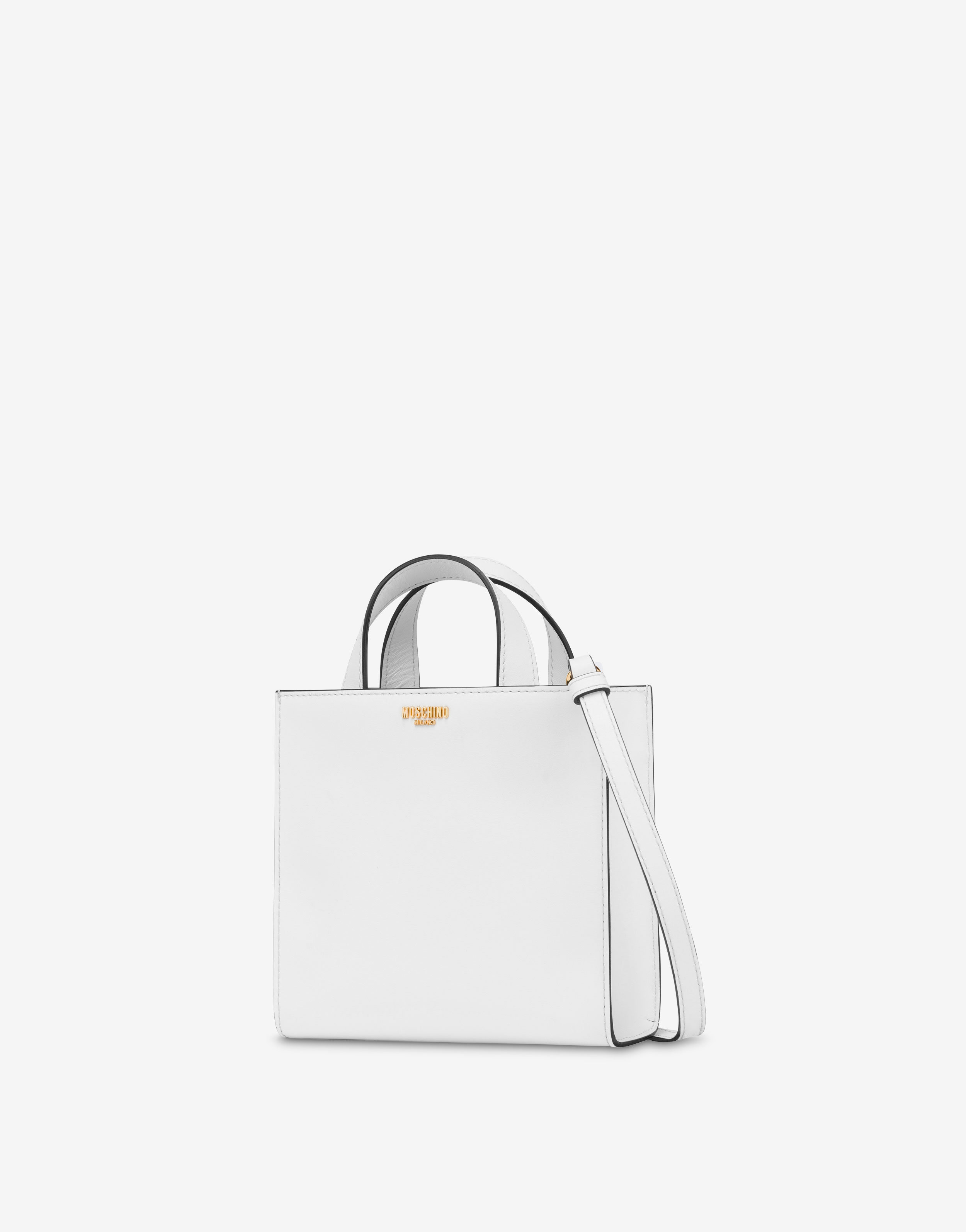White Printed shopper bag Moschino - Vitkac Canada