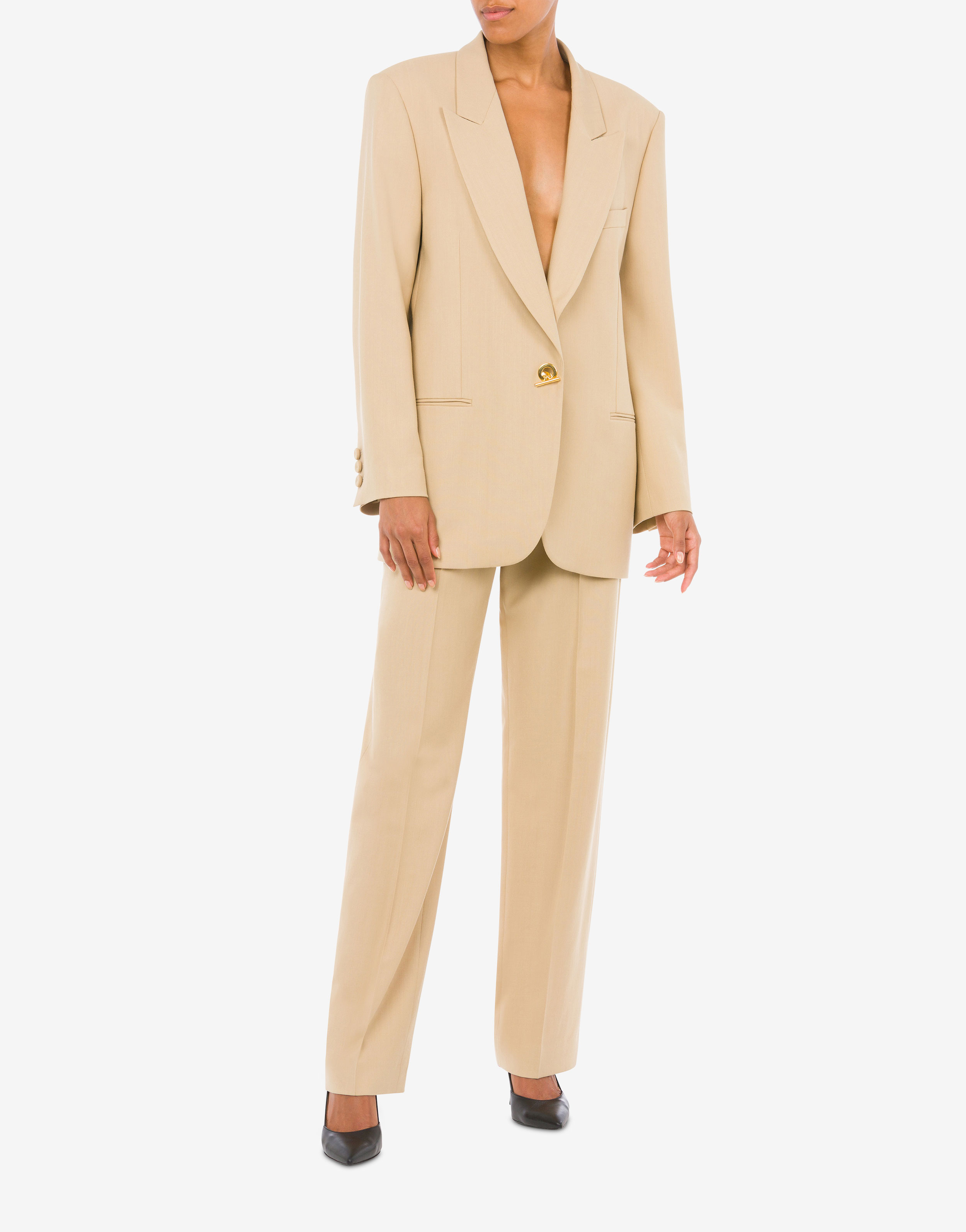 Stretch gabardine jacket