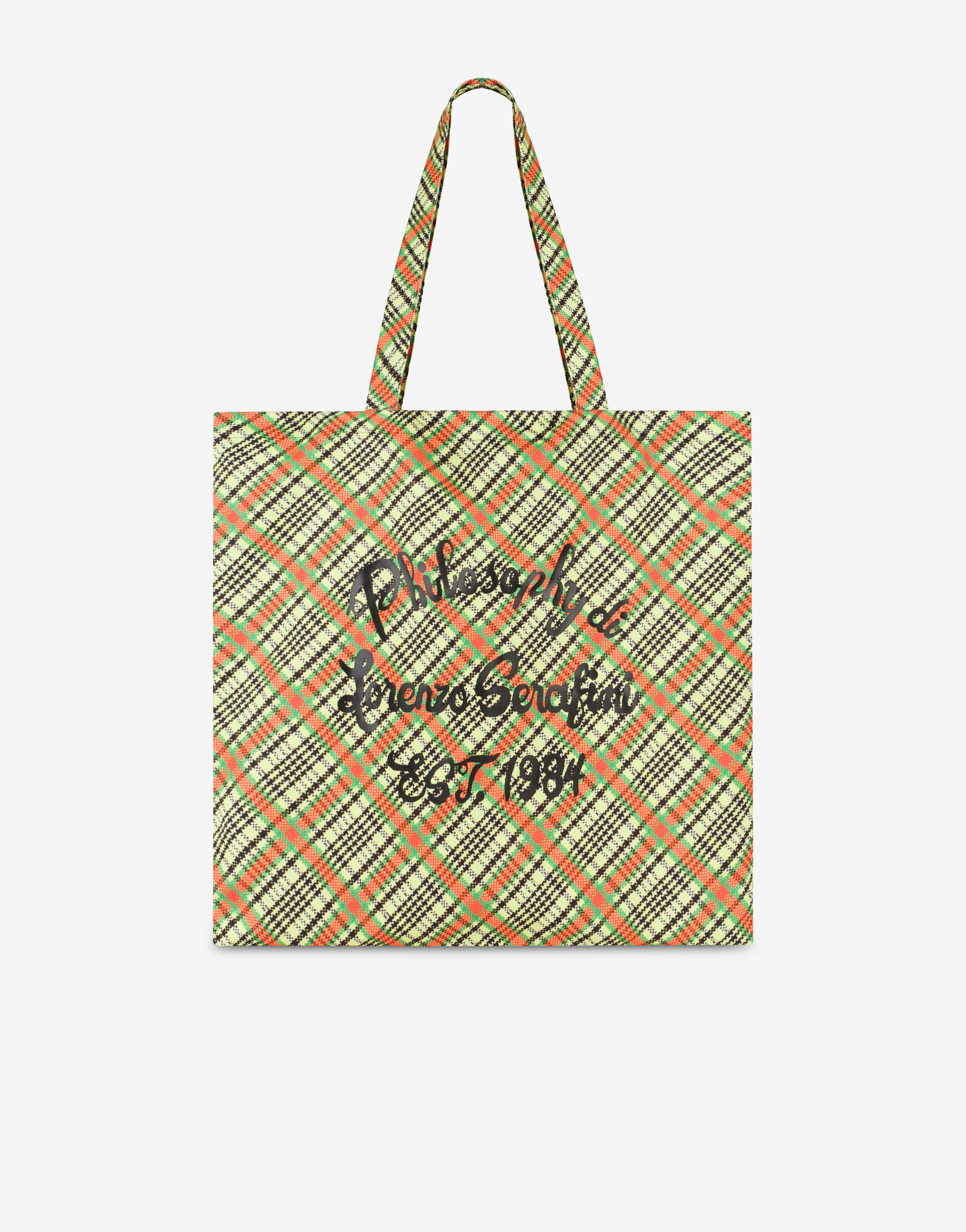 Philosophy Di Lorenzo Serafini Shopper beachwear con stampa Check