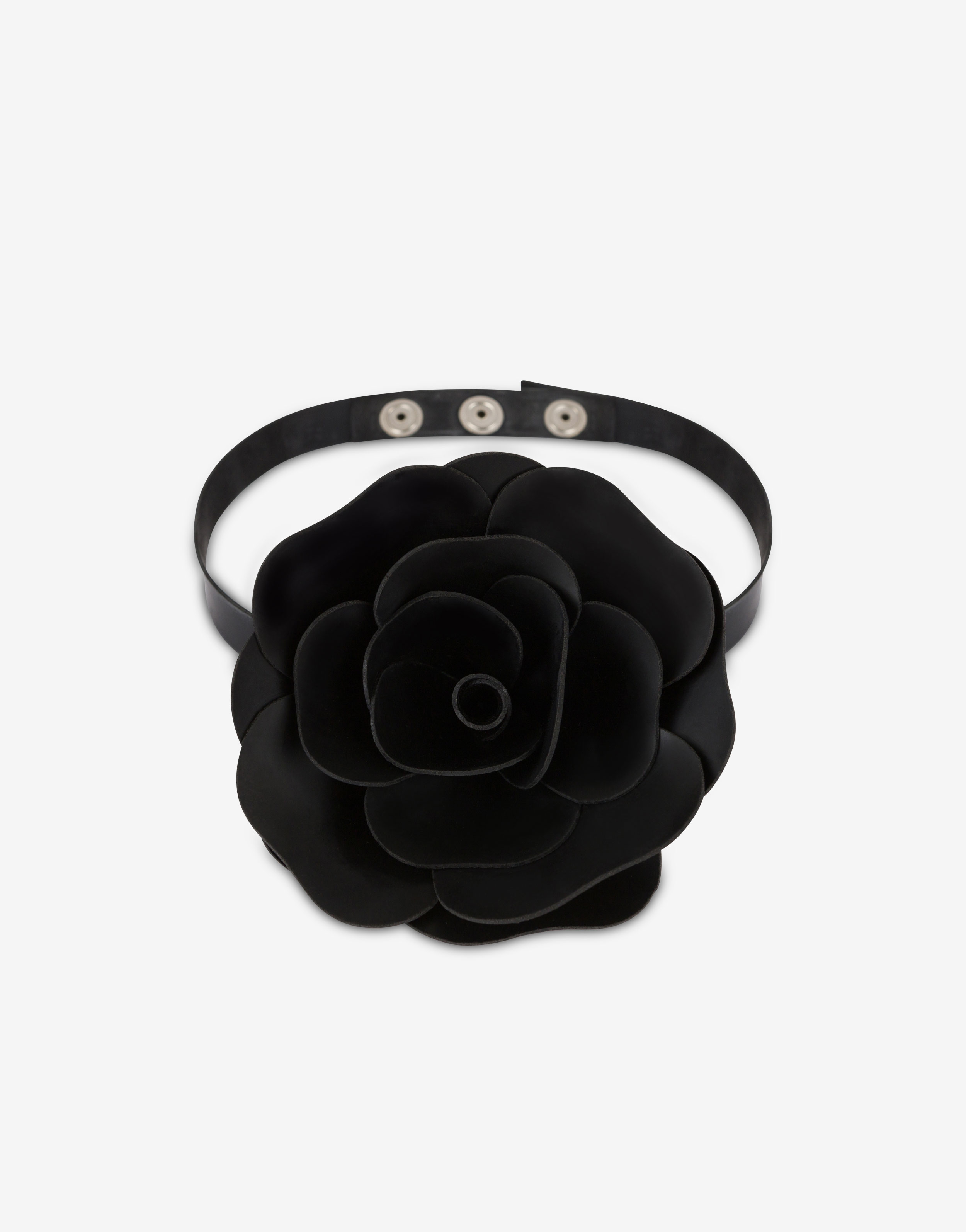 Philosophy Di Lorenzo Serafini Choker con fiore in latex