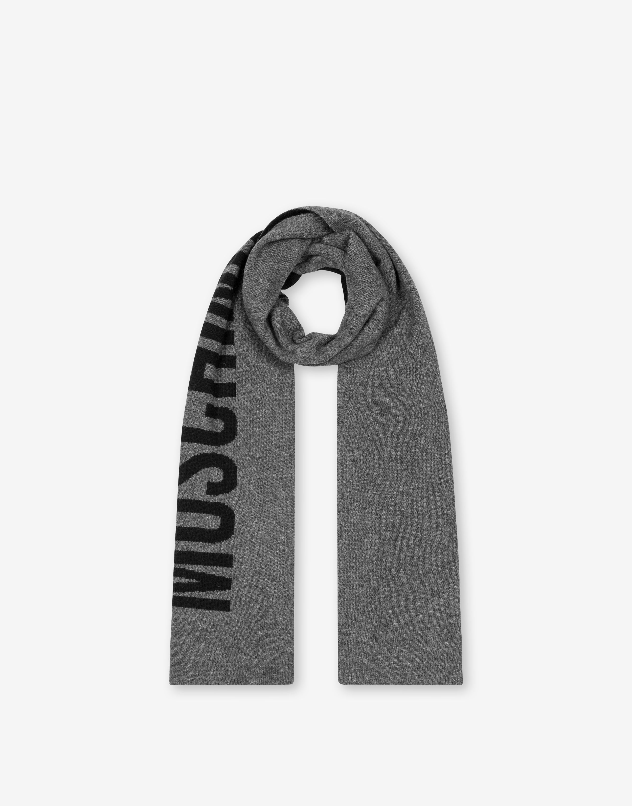 Lettering Logo scarf  Moschino Official Store