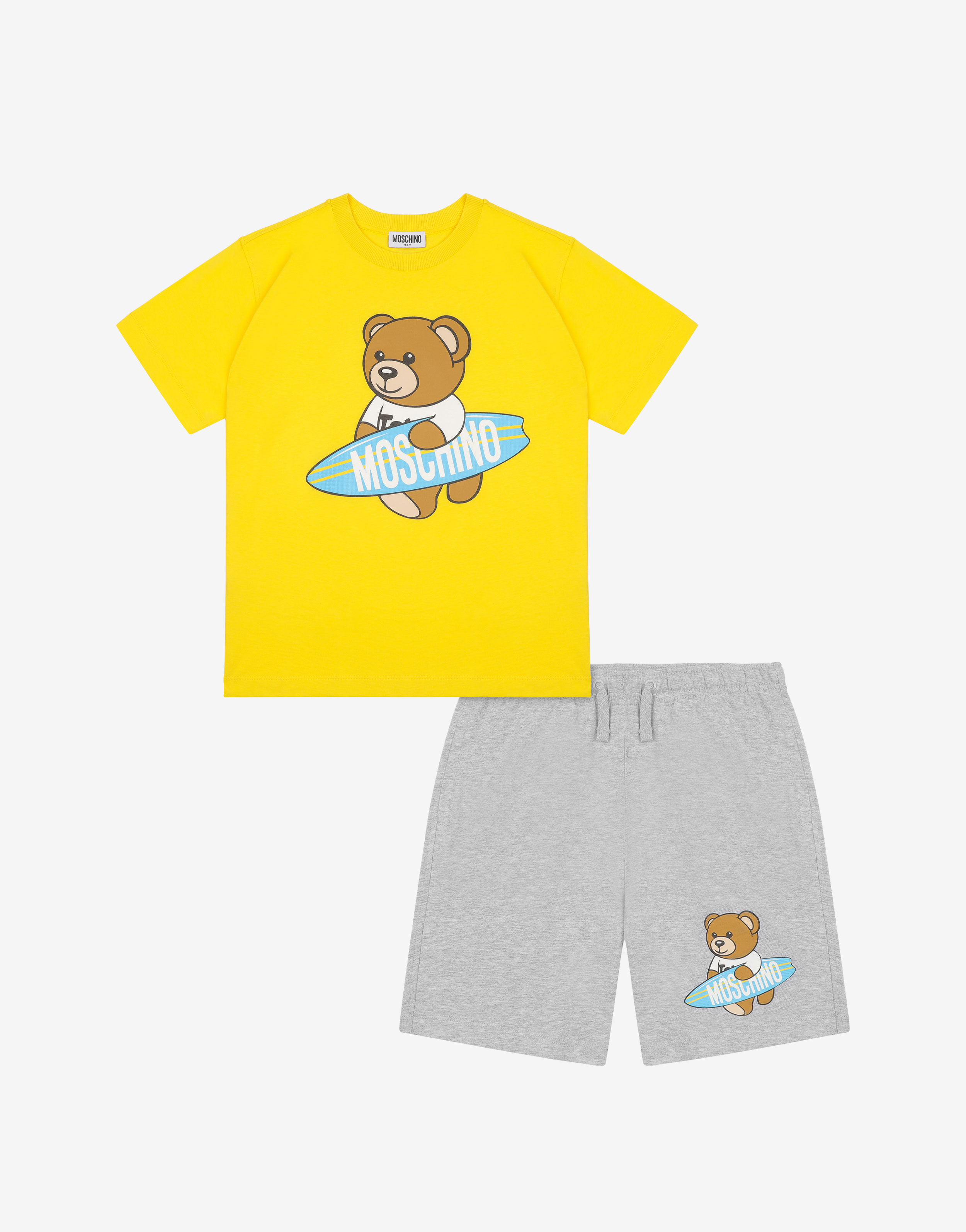 Moschino Kids Teddy Bear shorts - Yellow