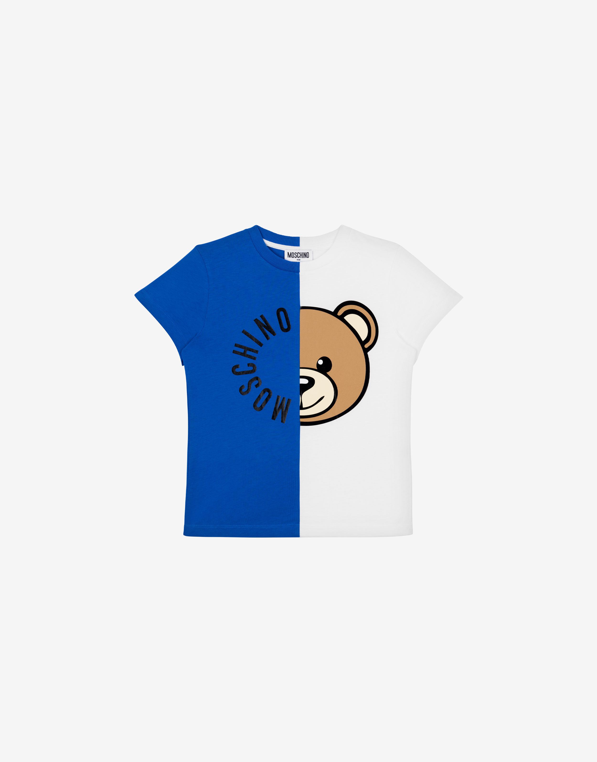 Jersey two-tone T-shirt with print