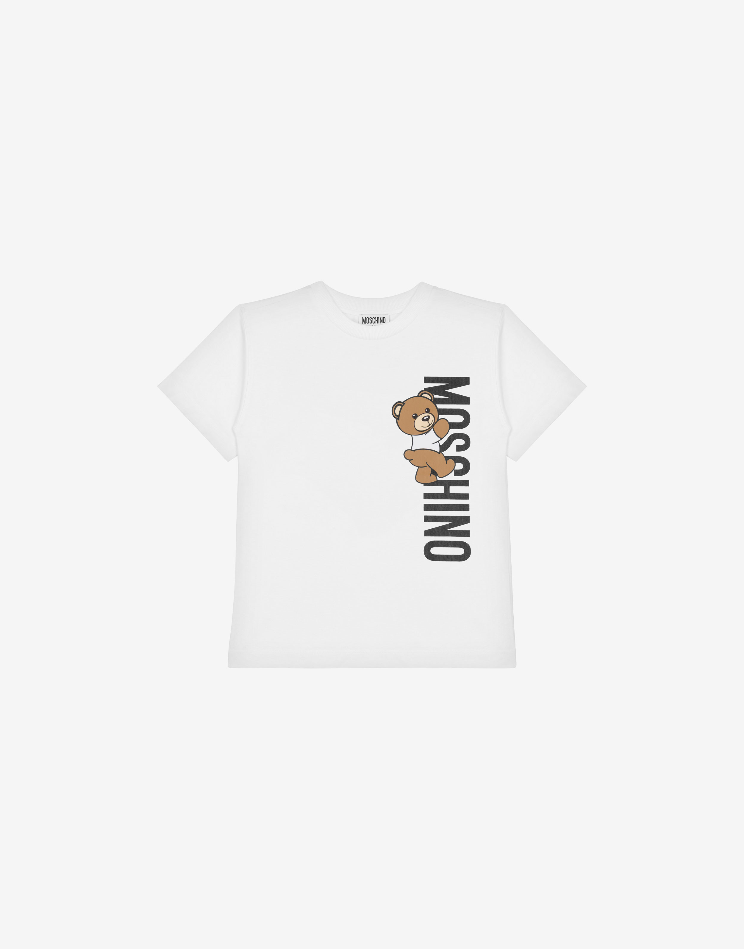 Moschino Orange Teddy Bear Logo T-Shirt | Junior Couture USA