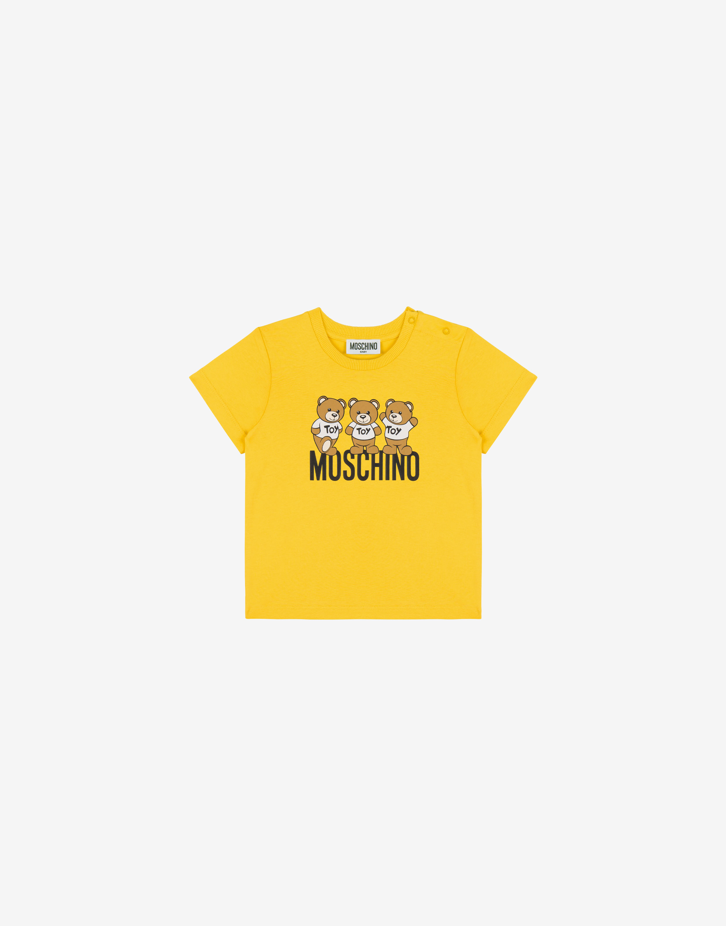 送料無料】 モスキーノ レディース Tシャツ トップス T-shirt Yellow-