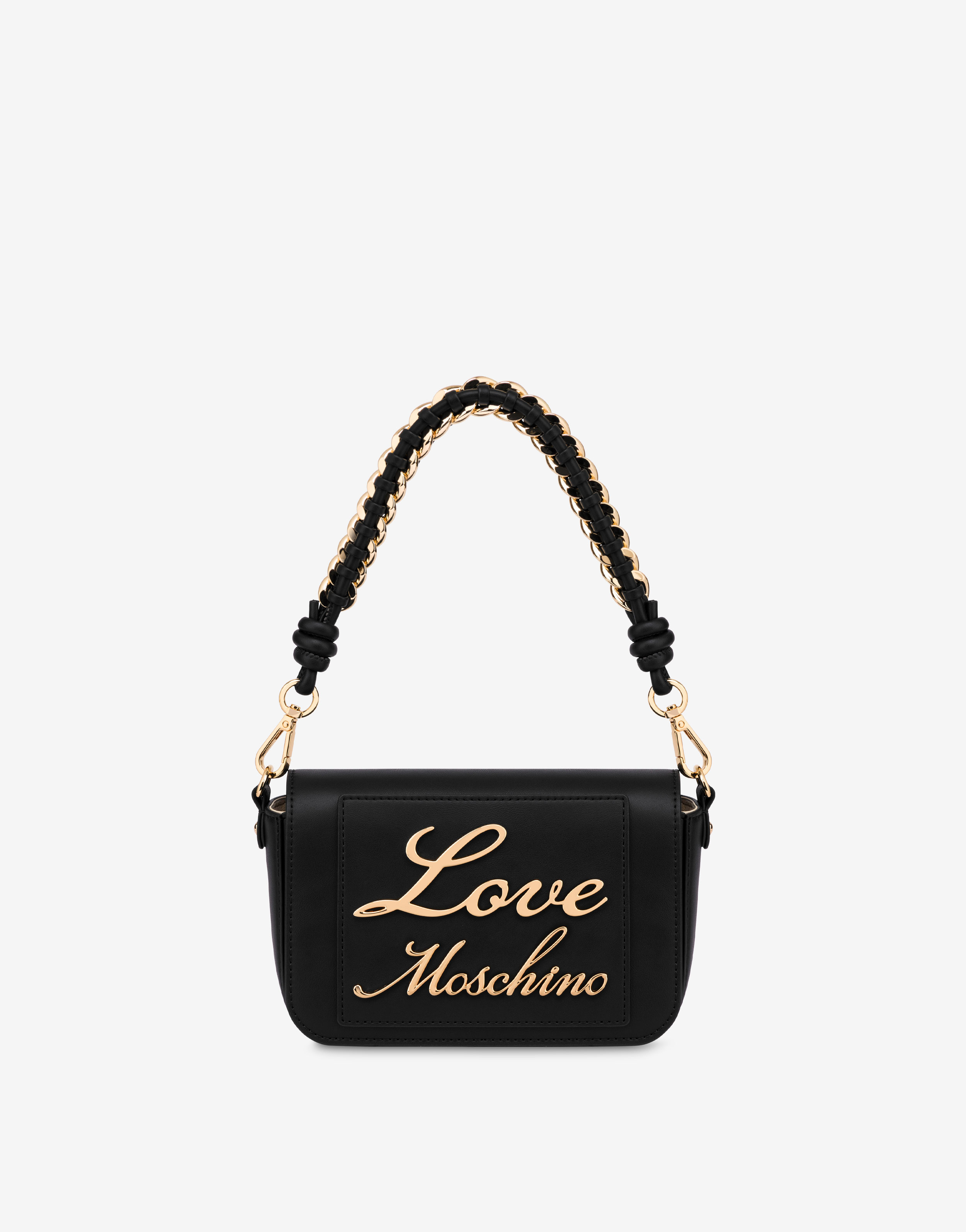 Love Moschino Women's Logo Shoulder Bag with Chain Strap