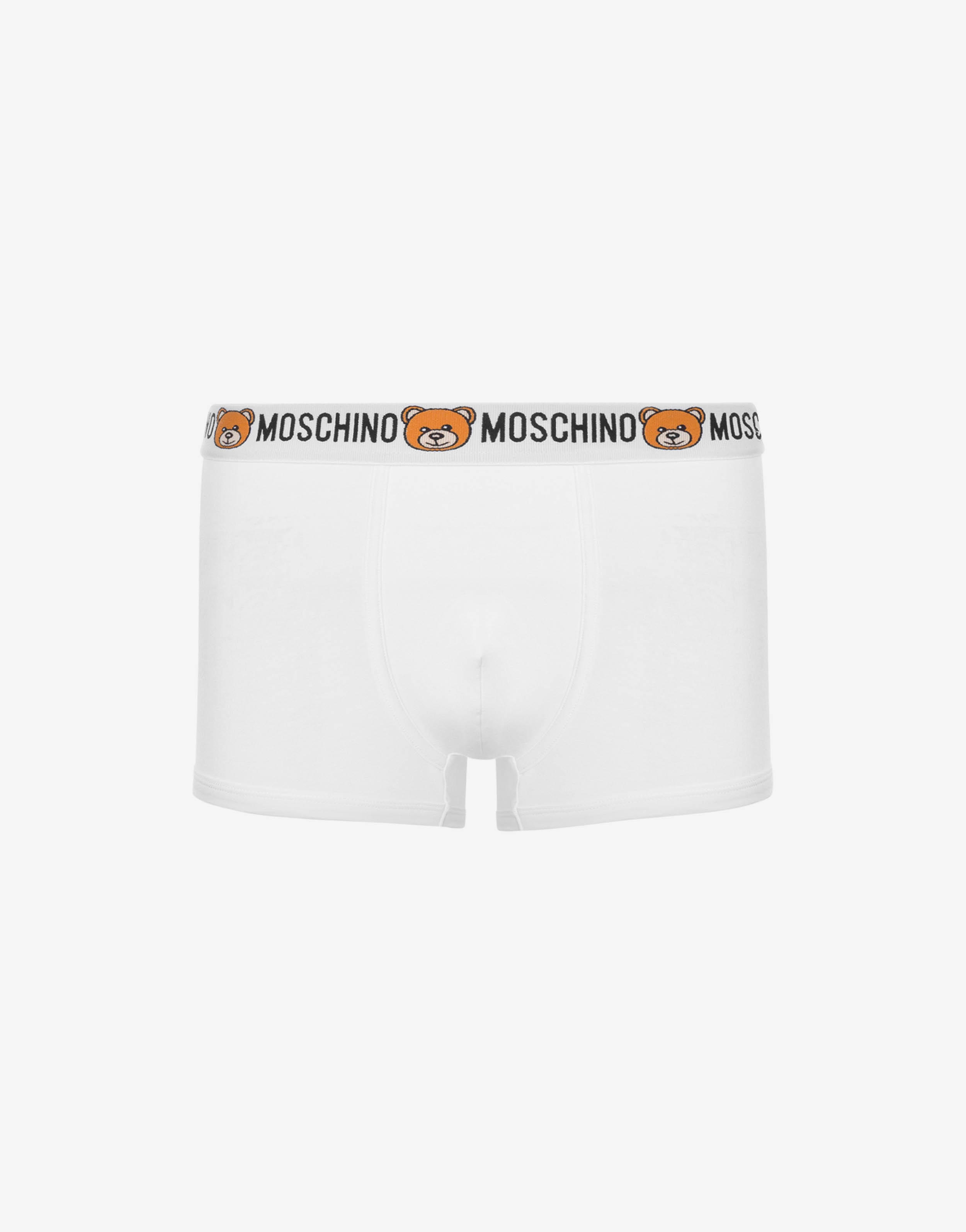 Moschino Underwear Teddy Bear - Briefs for Man - White