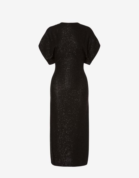 Stretch dress with sequins