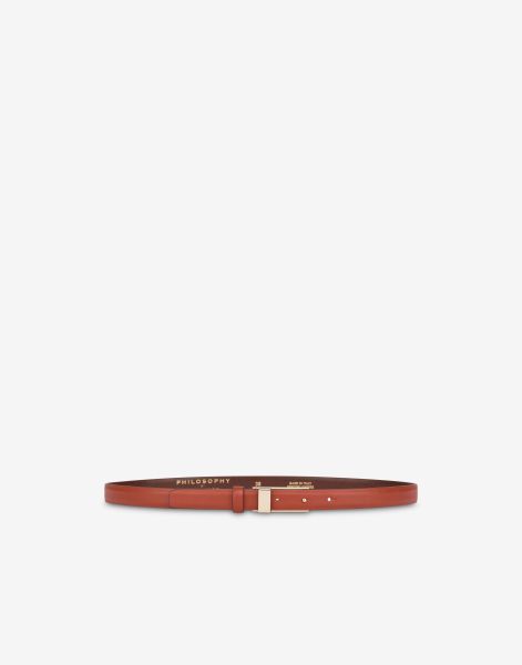 Calfskin belt