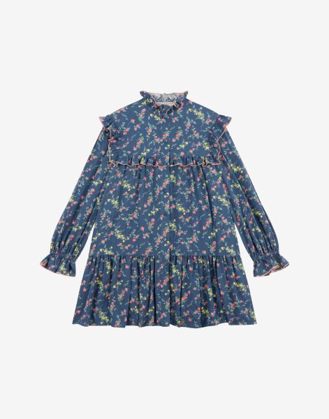 Kids' all-over Flower cotton dress