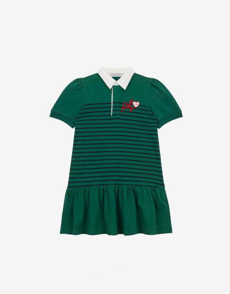 Baumwollkleid für Kinder mit Stripes