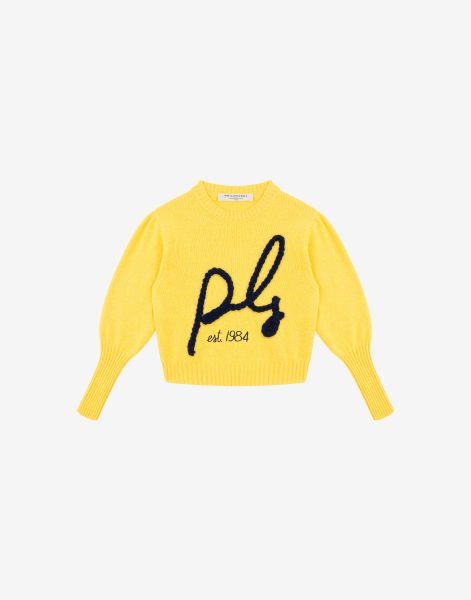 Kids' sweater with PLS logo embroidery